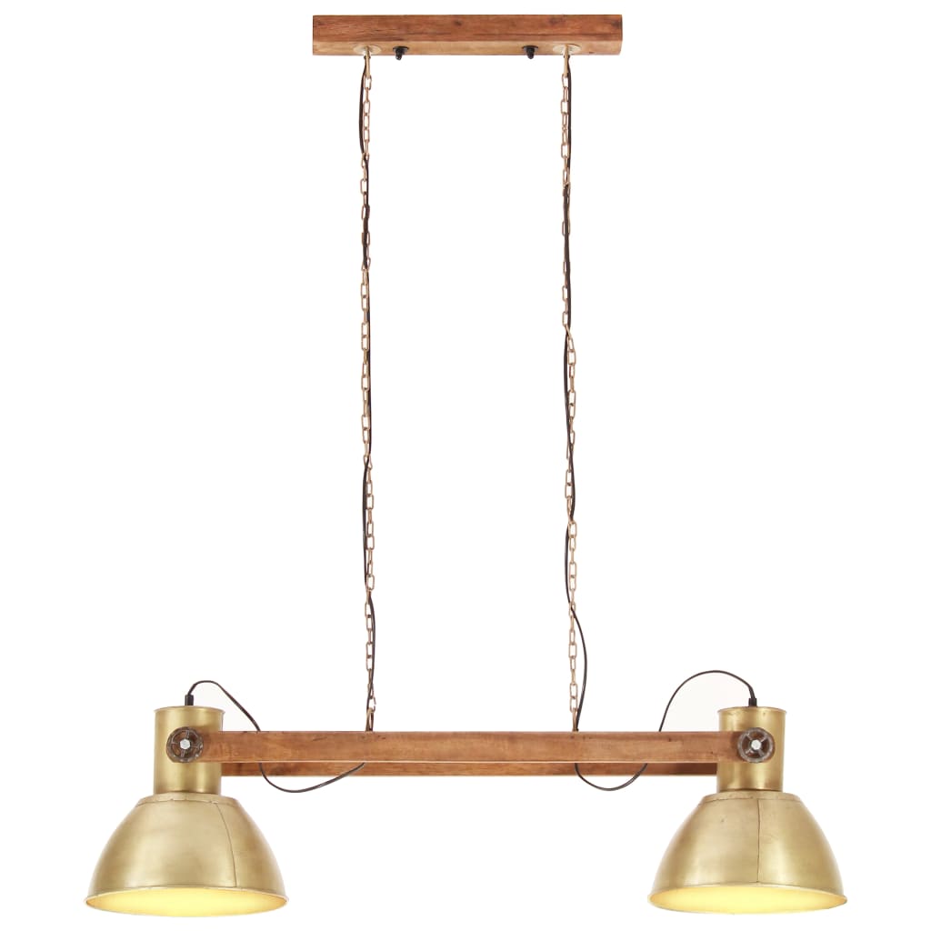 Vidaxl Hanging Lamp Industrial 25 W E27 109 cm Messing -farvet