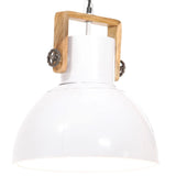 Vidaxl hængende lampe Industriel omkring 25 W E27 40 cm hvid