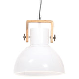 Vidaxl Hanging Lamp Industrial um 25 W e27 40 cm Weiß