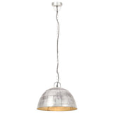 VidaXL Hängelampe Industrial Vintage rund 25 W E27 41 cm silberfarben