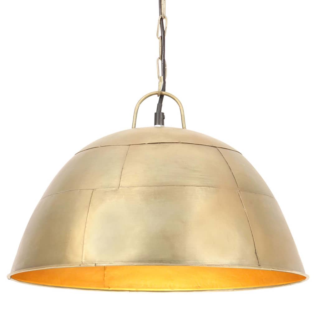 Vidaxl Hanging Lamp Industrial Vintage Round 25 W E27 41 cm mosazná barva