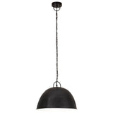 Vidaxx Hängelampe Industrial Vintage rund 25 W E27 41 cm schwarz