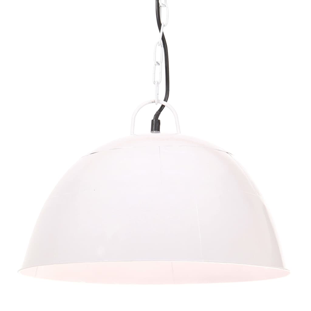 Vidaxl Hanging Lampa Industrial Vintage około 25 W E27 41 cm biały