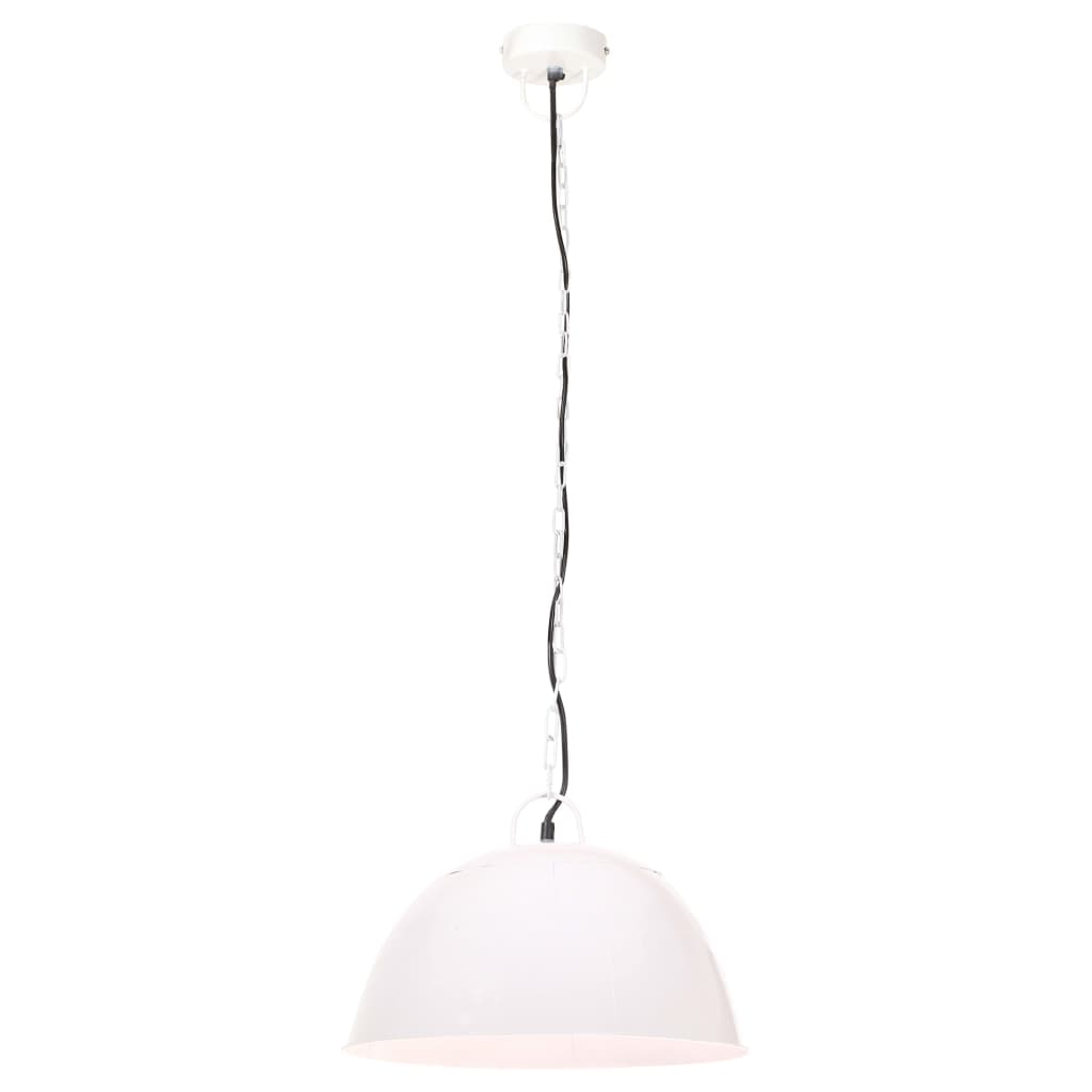 Vidaxl Hanging Lampa Industrial Vintage około 25 W E27 41 cm biały