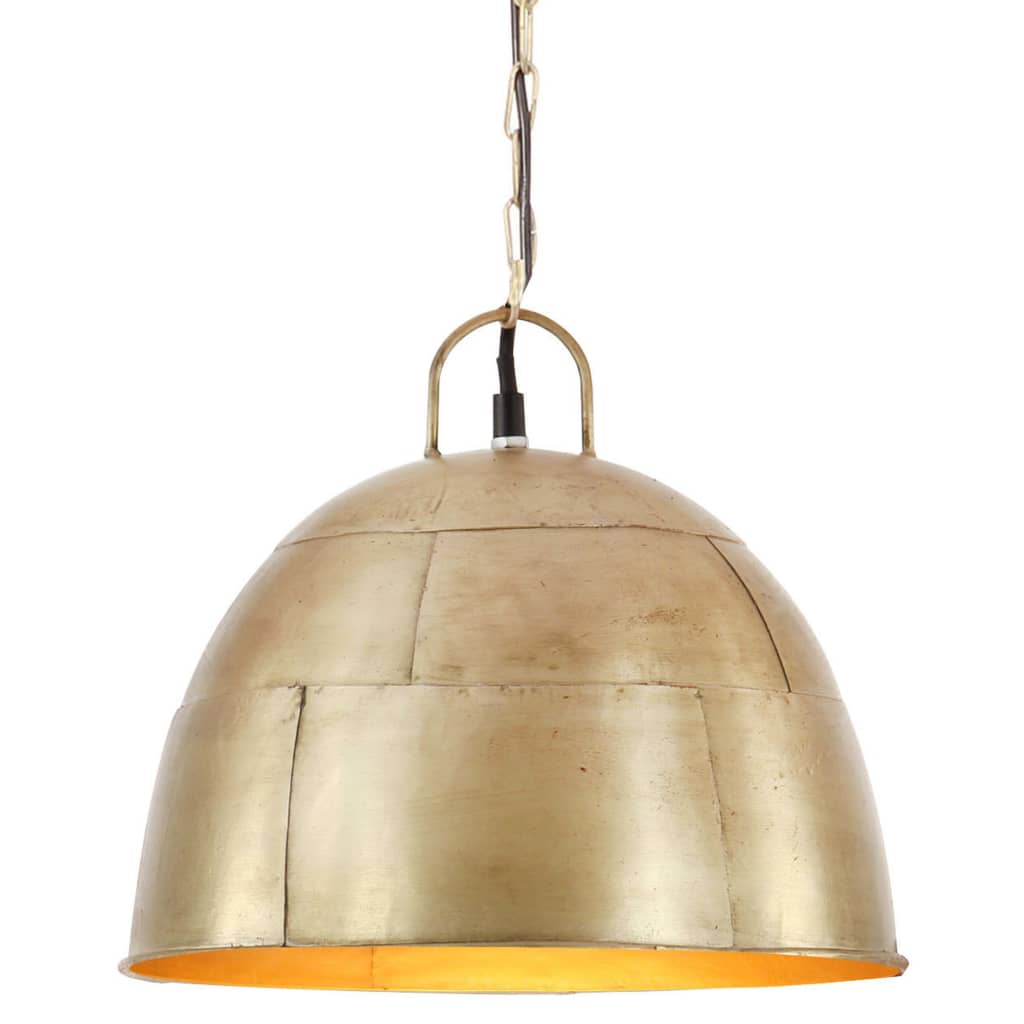 Vidaxl Hanging Lampa Industrial Vintage Runda 25 W E27 31 cm mosiądzokolarowany