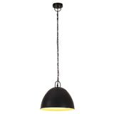 Vidaxx Hängelampe Industrial Vintage rund 25 W E27 31 cm schwarz