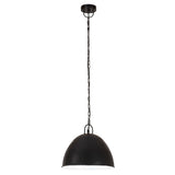 Vidaxx Hängelampe Industrial Vintage rund 25 W E27 31 cm schwarz