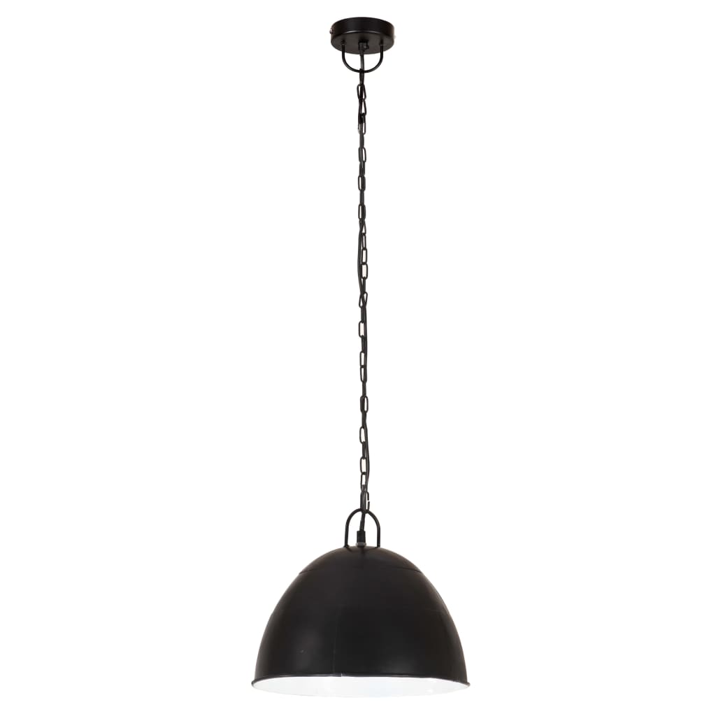 Vidaxl Hanging Lamp Industrial Vintage um 25 W E27 31 cm Schwarz