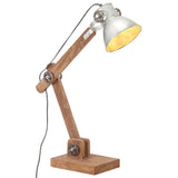 Vidaxl Desk Lampe Industrielle Runde E27 58x18x90 cm Silberfarbe