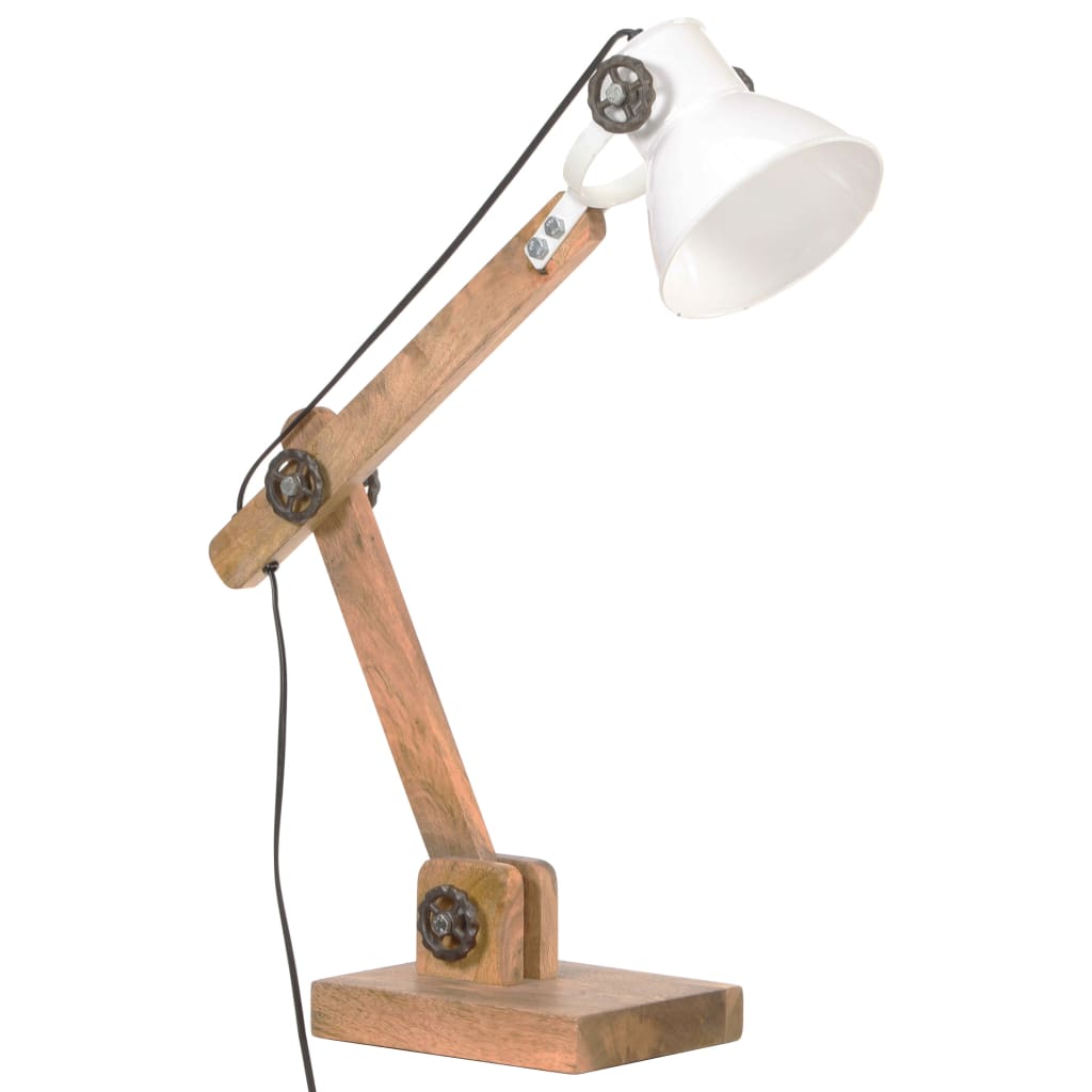 VidaXL desk lamp industrial around E27 58x18x90 cm white