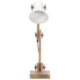 VidaXL desk lamp industrial around E27 58x18x90 cm white