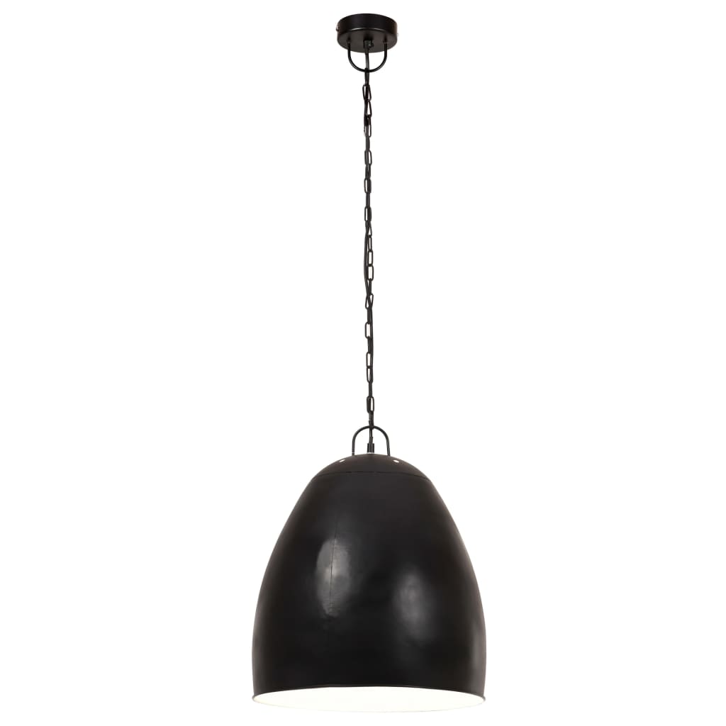 Vidaxl hanglamp industrieel rond 25 w e27 42 cm zwart