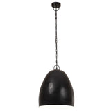 Lampka wisząca Vidaxl Industrial około 25 W E27 42 cm Czarna