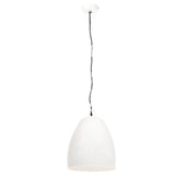 Vidaxl lampada sospesa industriale intorno a 25 W E27 42 cm bianco