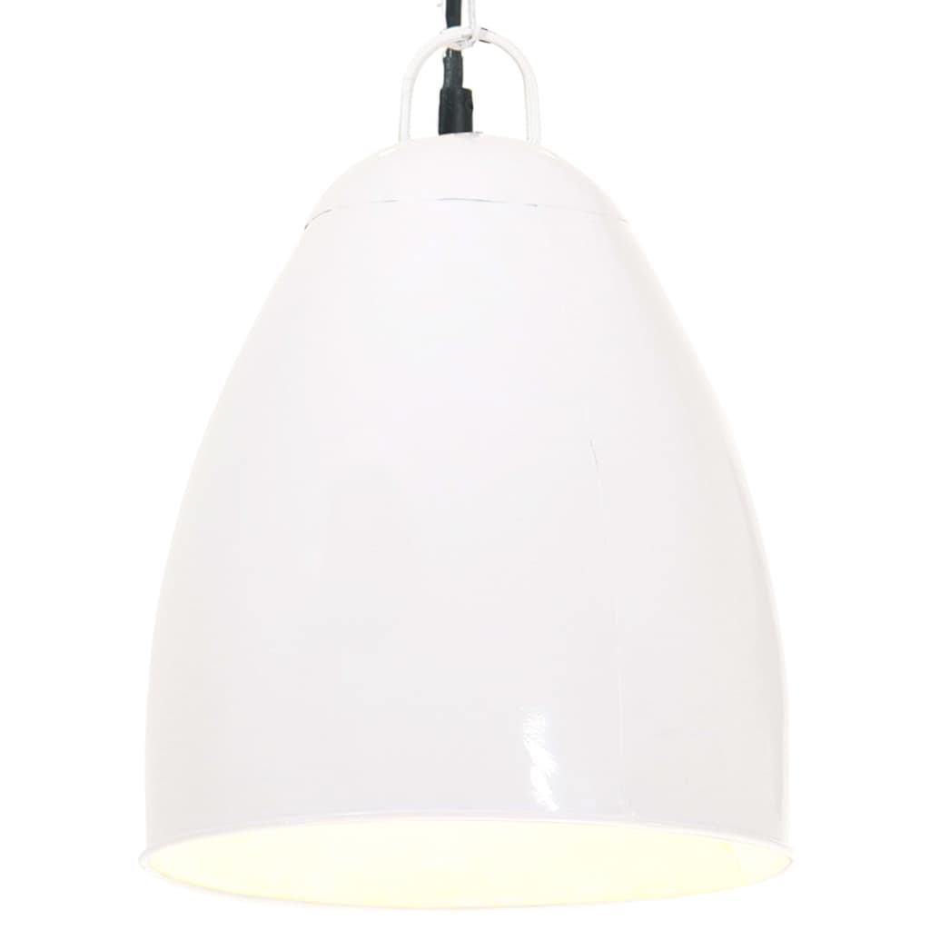 Vidaxl Hanging Lamp Industrial Rundt 25 W e27 32 cm hvit