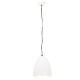 VidaXL Hängelampe Industrie rund 25 W E27 32 cm weiß