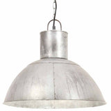 VidaXL Hängelampe rund 25 W E27 48 cm Silber