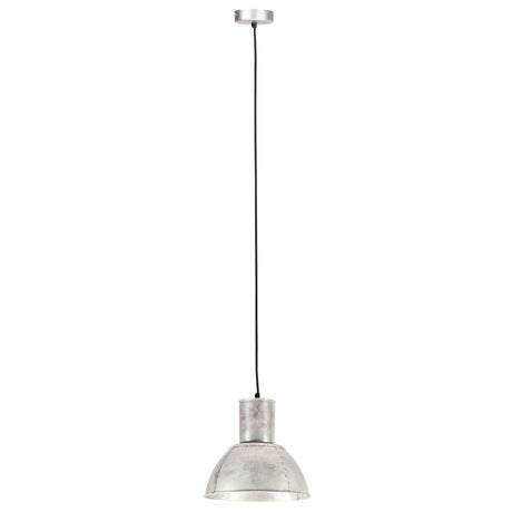 VidaXL Hängelampe rund 25 W E27 28,5 cm silberfarben