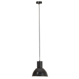 VidaXL Hängelampe rund 25 W E27 28,5 cm schwarz