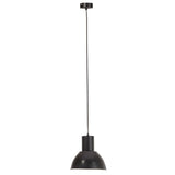 Vidaxl zavěšená lampa kolem 25 W E27 28,5 cm černá