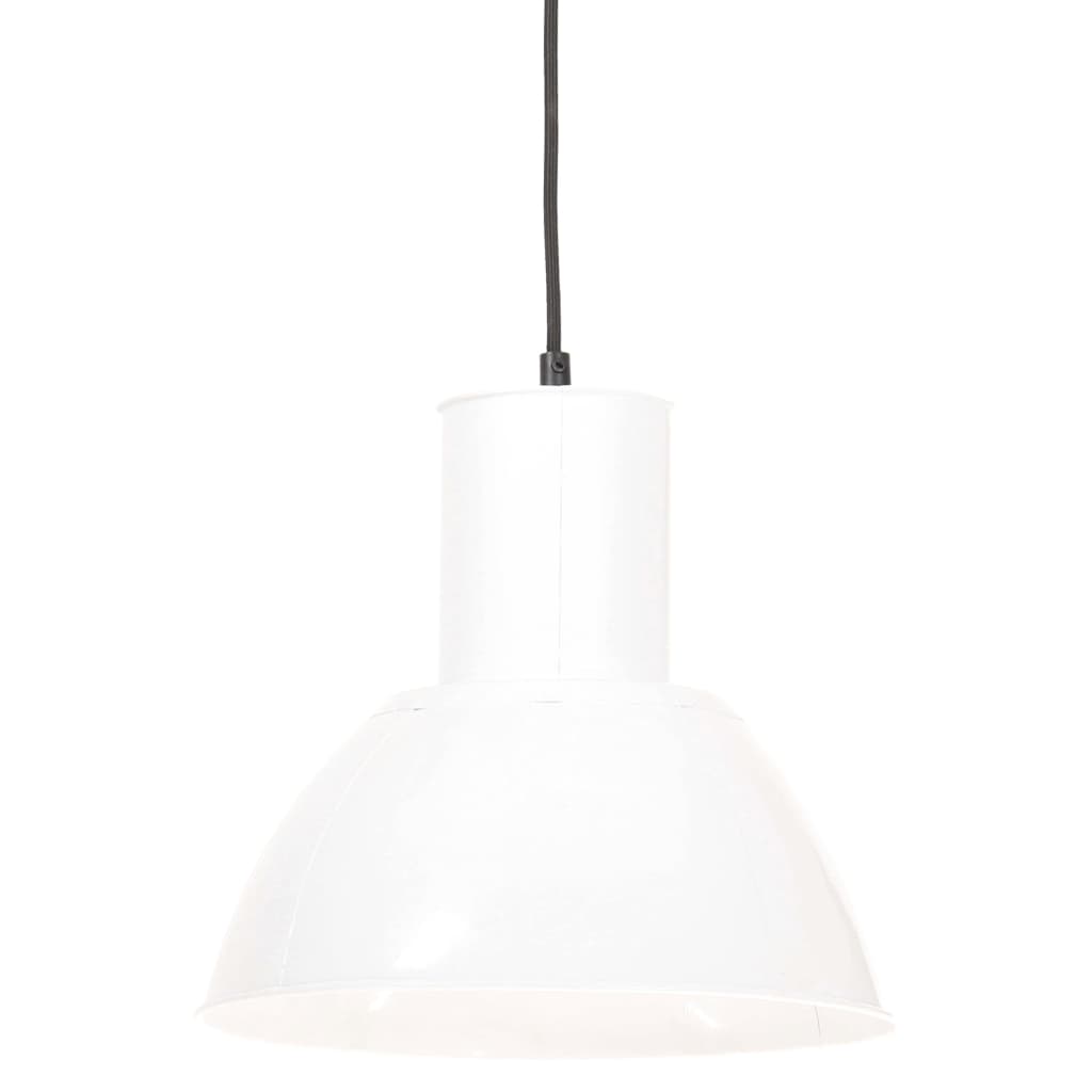 Vidaxl hængende lampe omkring 25 W E27 28,5 cm hvid