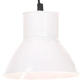 Vidaxl hängande lampa runt 25 W E27 48 cm vit