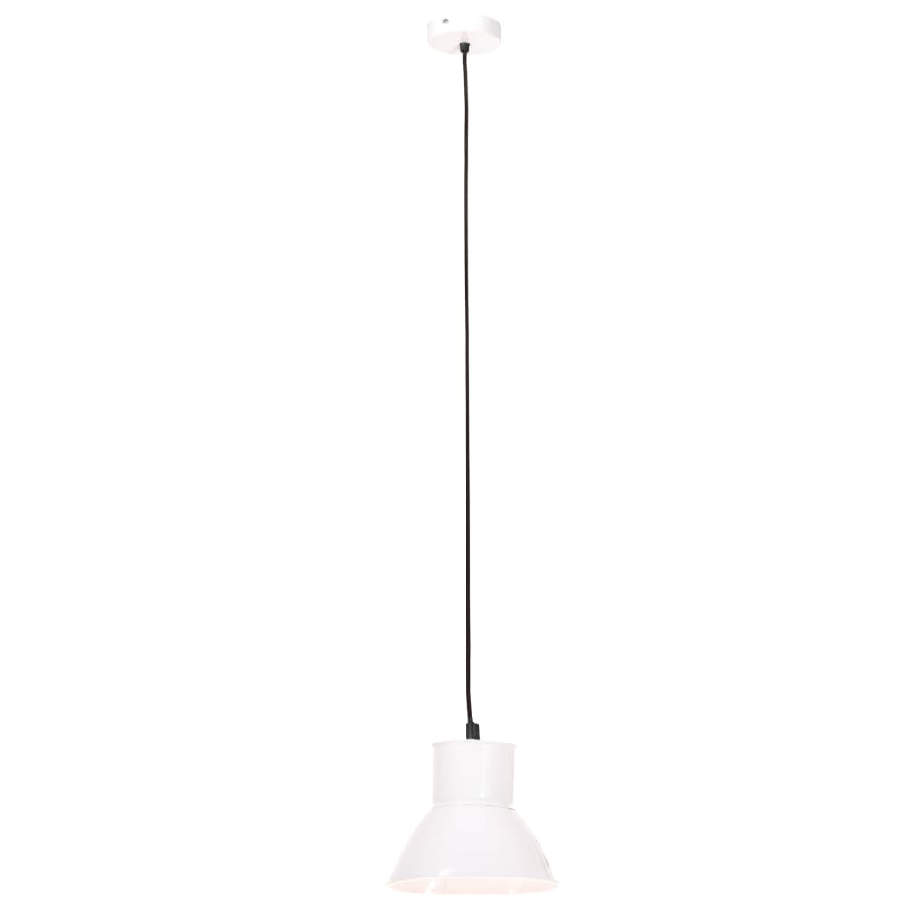 Vidaxl hängande lampa runt 25 W E27 48 cm vit