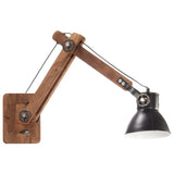 Vidaxl Wandlamp Industrie Ronn E27 schwaarz