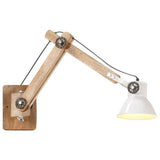 Vidaxl Wandlampe Industrie um E27 Weiß