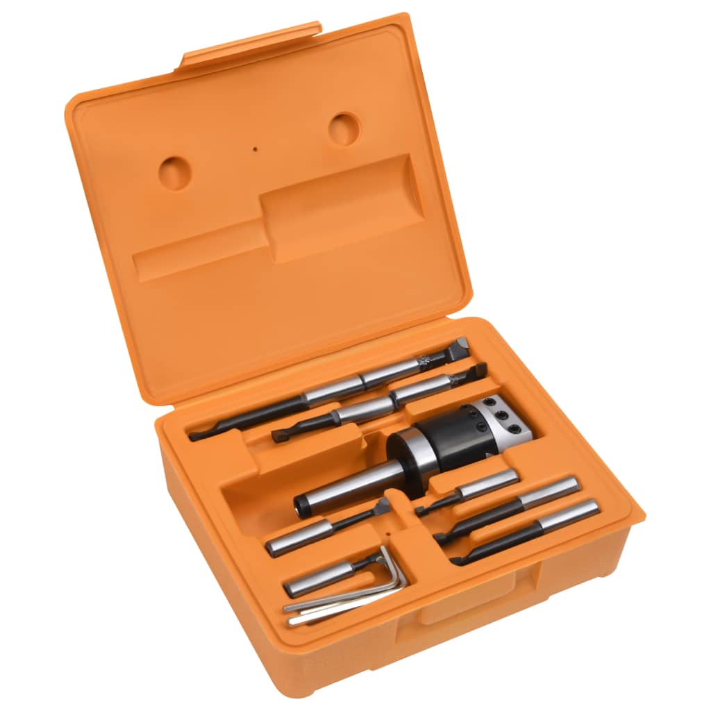 Vidaxl 15-Stéck Buerstool Set mam MT2-F1-12 Drill Kapp 50 mm