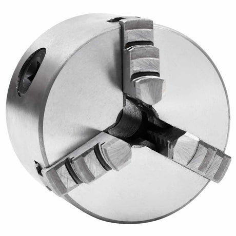 VIDAXL -Klauenplatte mit 3 Becken selbst -Zentrieren von 80 mm Stahl