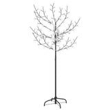 Vidaxl Árbol de Navidad 120 LED CHORME LIGHT WHITE BLOSSOM 150 cm