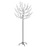 Vidaxl Weihnachtsbaum 200 LEDs warmes weißes Licht Kirschblüten 180 cm