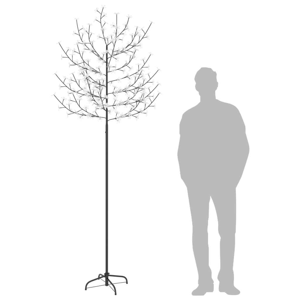 Vidaxl Árbol de Navidad 220 LED CHERRY BLOSSOM CHERRY BLOSSOM 220 CM