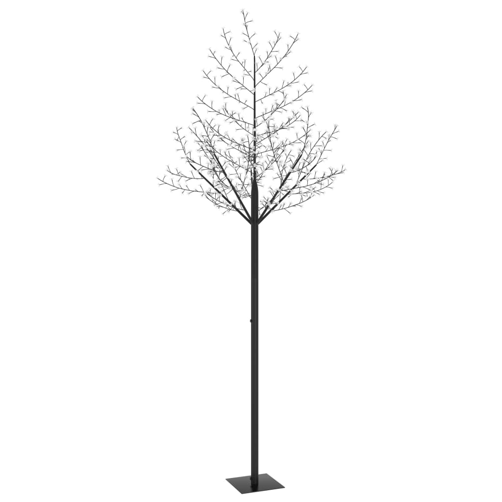 VidaXL Kerstboom 600 LED's warmwit licht kersenbloesem 300 cm