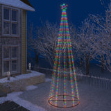 Vidaxl Kegelkerstboom 752 Multicolored LEDs 160x500 cm