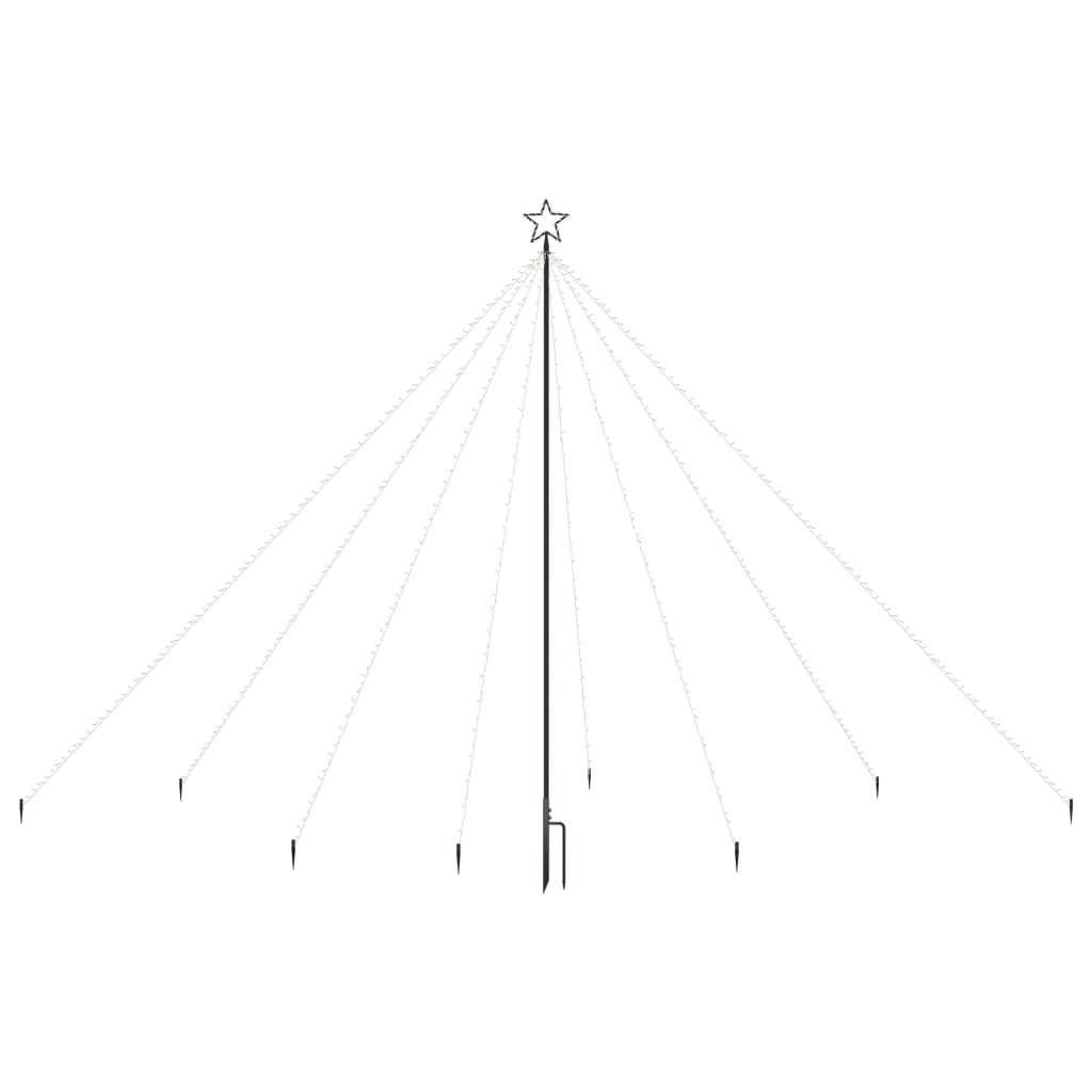 Vidaxl Choinka Lighting Wodospad wewnątrz 576 diod LED 3,6 m