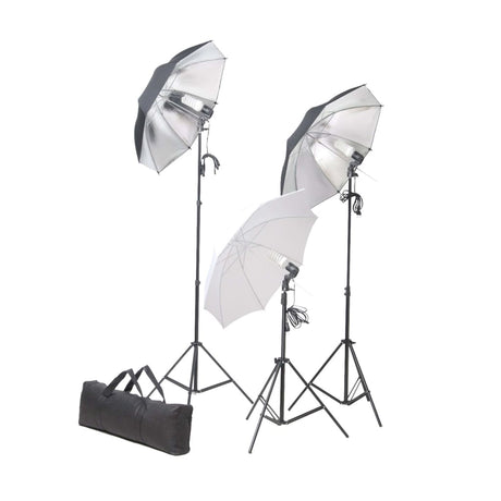 Vidaxxl Fotostudio-Set mit Beleuchtungsset und Hintergrund