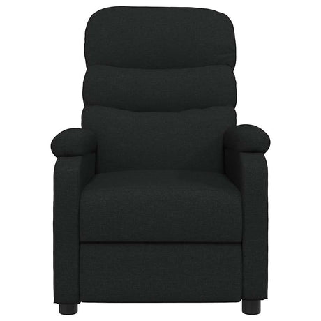 Vidaxl massagestoel stof zwart