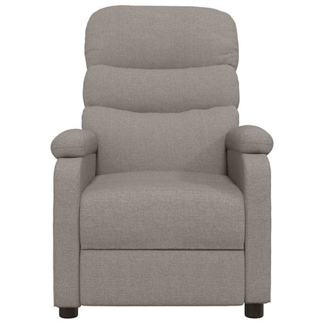 Vidaxl massagestoel stof taupe