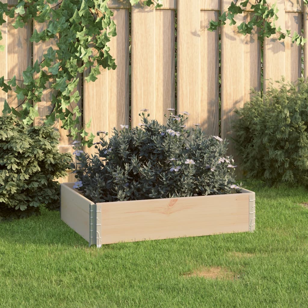 Vidaxl Planter huet 60x80 cm zolidd Pinien opgeworf