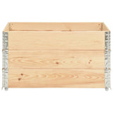 Vidaxl 3 St Planters Soulevés 50x100 cm Solid Pine