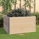 Vidaxl 3 St Planters a relevé 100 x 100 cm de pin solide