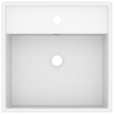 BIDAXL WASHBASIN MED LANDING SQUARE 41x41 CM CERAMIM MAT VIT