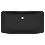 Vidaxl Washbasin Rectangular 71x38 cm keramická matná černá