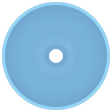 Vidaxl Washbeasin rund 32,5 x 14 cm Keramik Matt Hellblau
