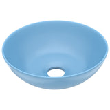 Vidaxl Washbeasin rund Keramikhellblau