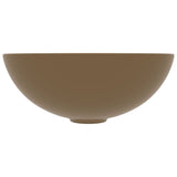 Vidaxl Washbasin Round keramic Matcream