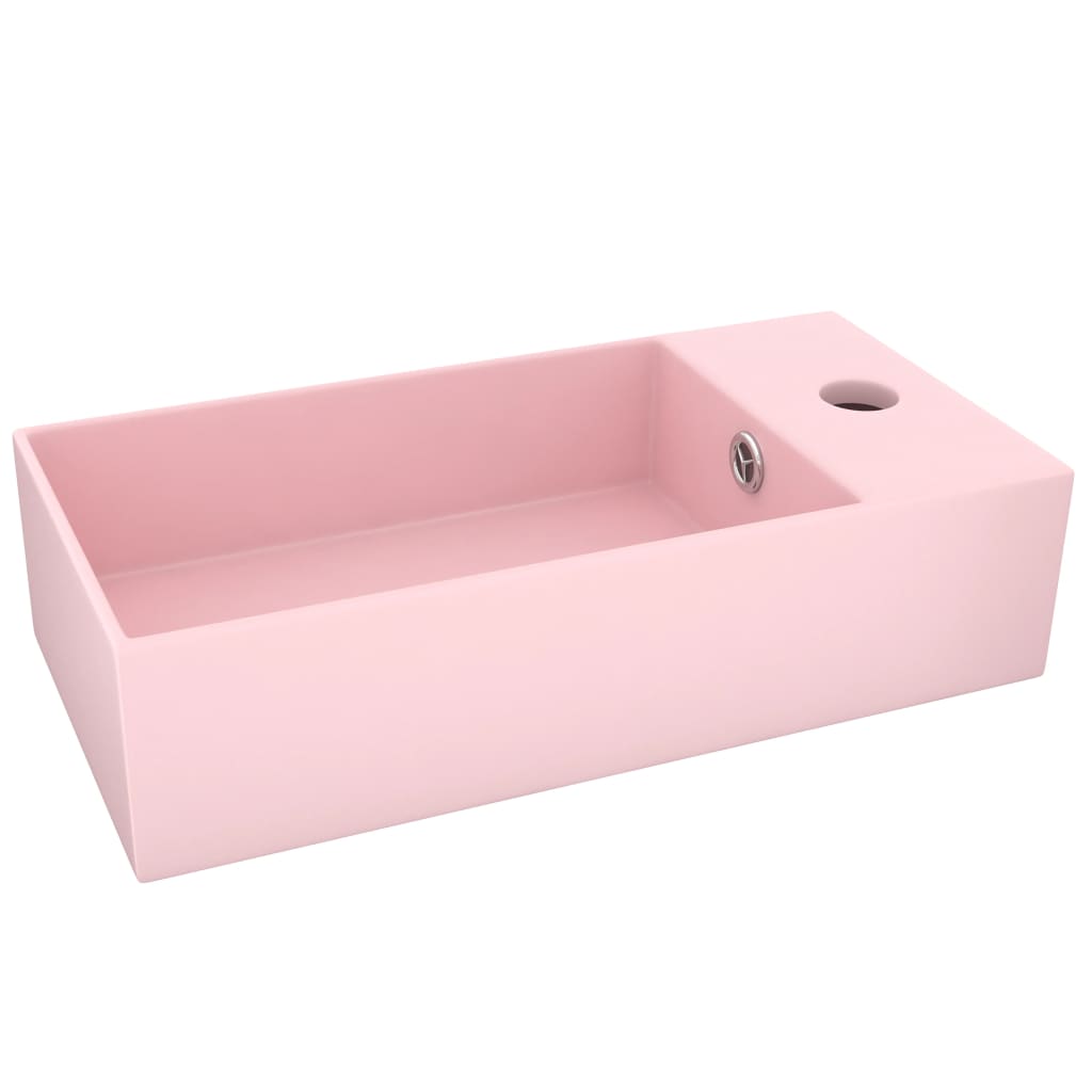 Vidaxl Washbasin con Matpown de cerámica de aterrizaje