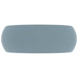 Vidaxl Washbeasin rund 40x15 cm Keramik Matt hellblau